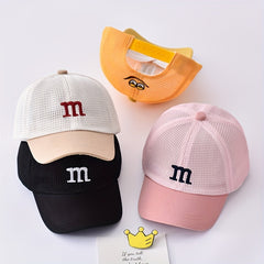 Casual Letter Embroidery Adjustable Breathable Sun Protection Mesh Baseball Cap