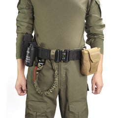Adjustable MOLLE Belt with Metal Buckle