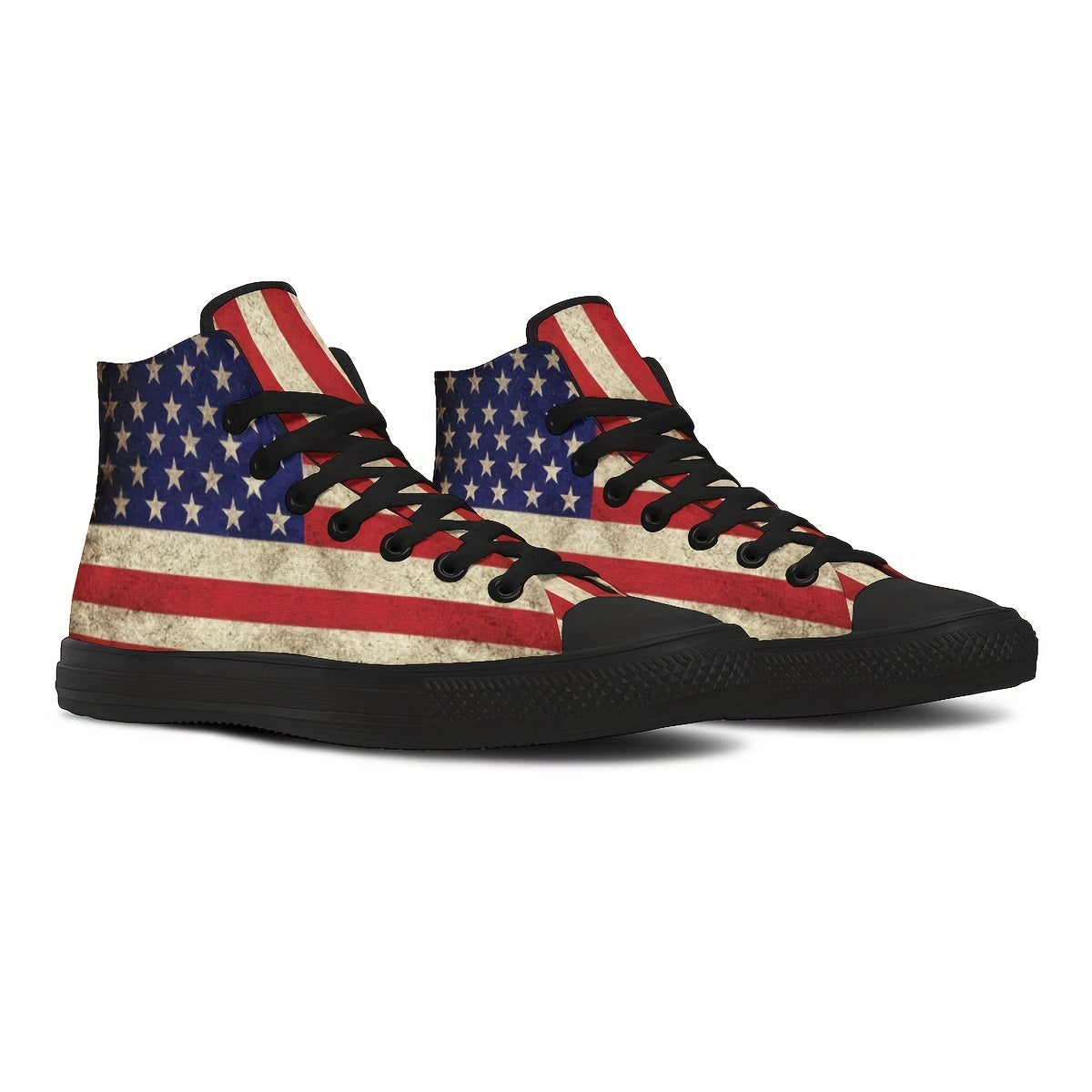 Men's Vintage Style High Top Canvas Skate Shoes