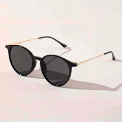 Cat Eye Sunglasses Candy Gradient Lens Metal Temple Beach UV400