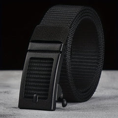 Men's Polyester Automatic Buckle Belt Casual Outdoor Golf Web Belts