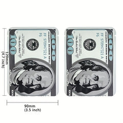 100pcs $ Sign Pattern Mylar Bags Smell Proof & Lightweight Money Bags