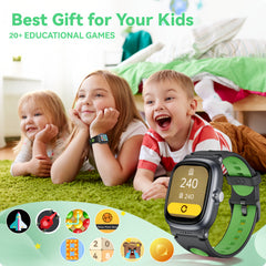 Kids Smart Watch with Sleep Monitor, Games, Alarm, Waterproof - Boys/Girls
