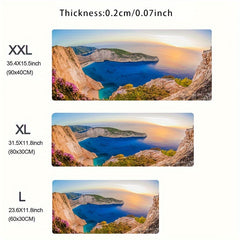Beach And Seaside HD Landscape Large Mouse Pad Non Slip Gaming Mouse Pad
