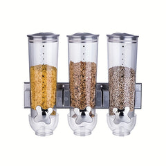 Wall Mounted Barley Machine Acrylic Grain Storage Tank Kitchen Can