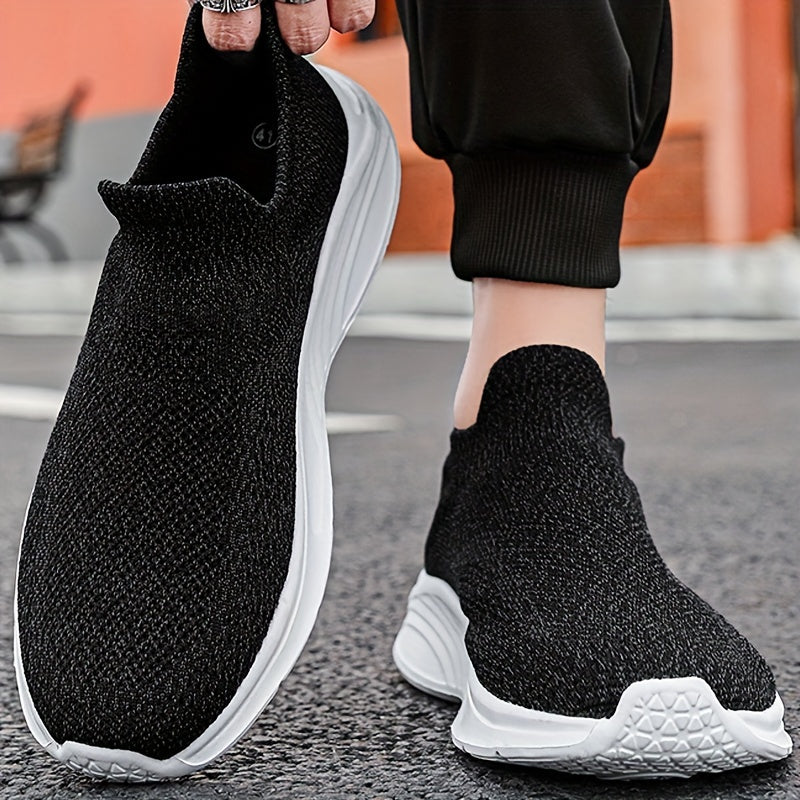 Men's No Tie Loafer Shoes Breathable Mesh Anti skid