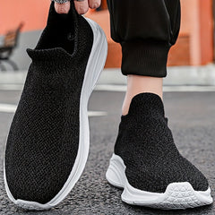 Men's No Tie Loafer Shoes Breathable Mesh Anti skid