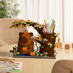 Charming Capybara Pen Holder Desk Organizer