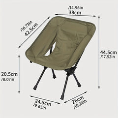 Ultralight Outdoor Camping Folding Chair Beach Fishing Moon Chair
