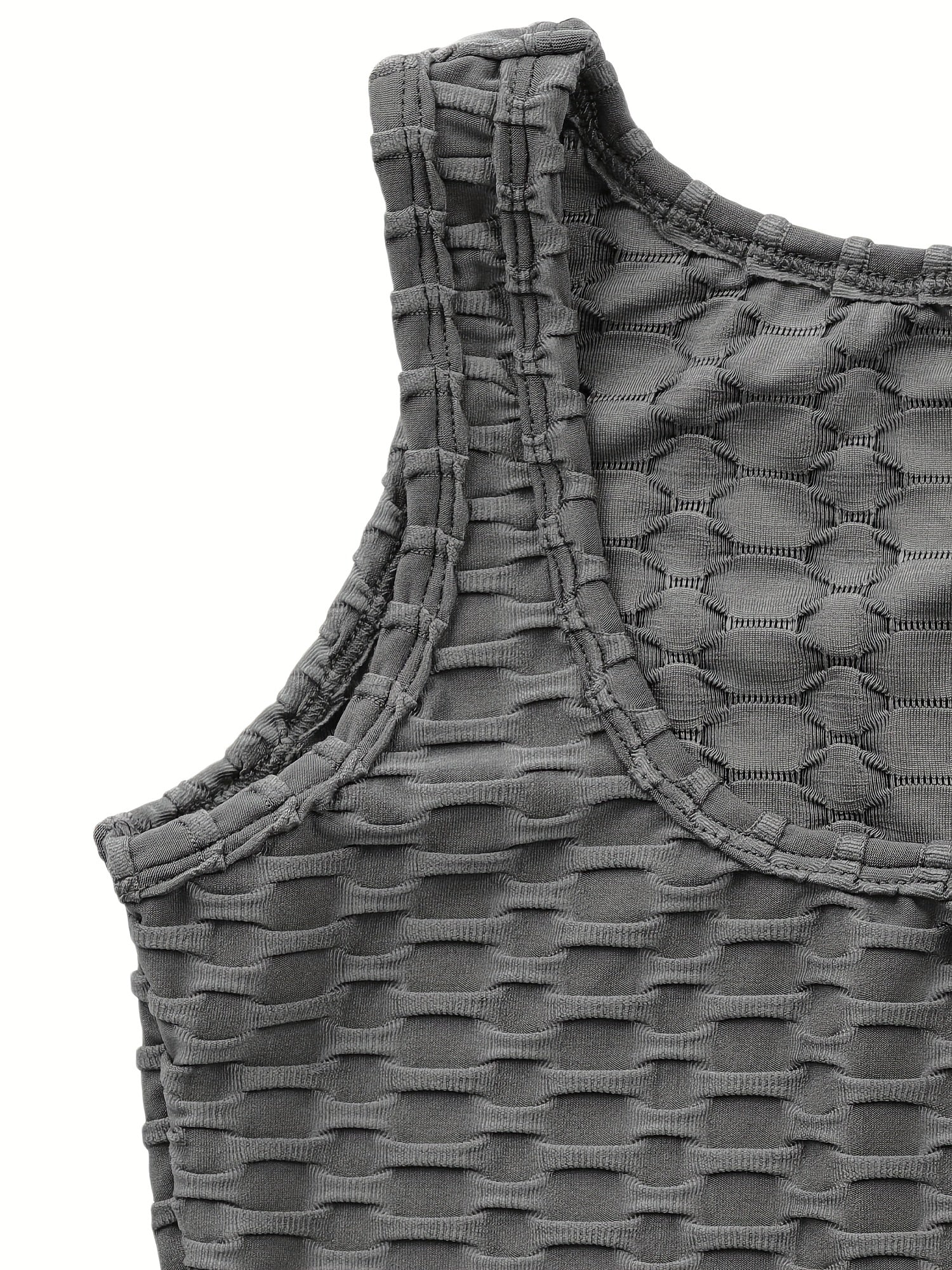Honeycomb Tank Top & High Waist Leggings Set