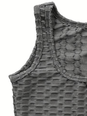 Honeycomb Tank Top & High Waist Leggings Set