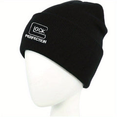 Sport Knit Beanie Hat Letter Printing Autumn Winter Warm Ski Hat Men Women