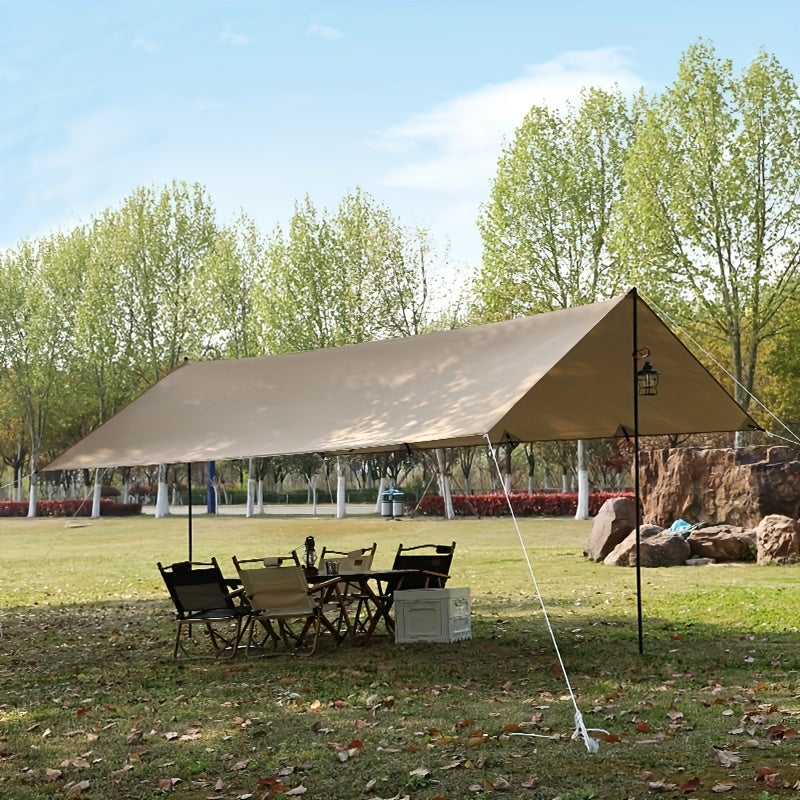 Portable Camping Awning 3x3M Waterproof PU 3000mm Ideal for Outdoors Travel