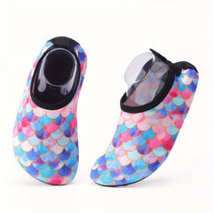 Girl's Fish Scale Water Shoes Quick Dry Non Slip Lightweight