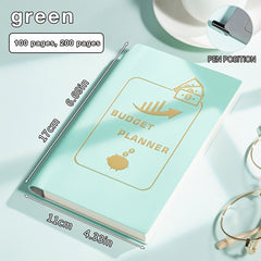 Portable A6 Book Financial Notebook 100 Sheets