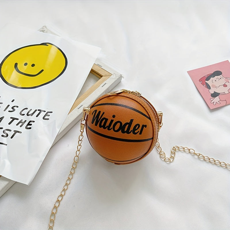 Mini Basketball Handbag for Travel Beach Holiday
