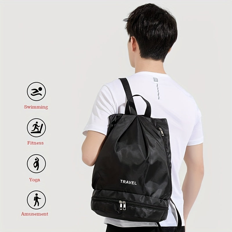 Waterproof Large Swimming Bag Dry/Wet Separation Fitness Storage Bag