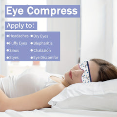 Moist Heat Eye Compression Pads, Light Blocking Eye Masks for Dry Eyes