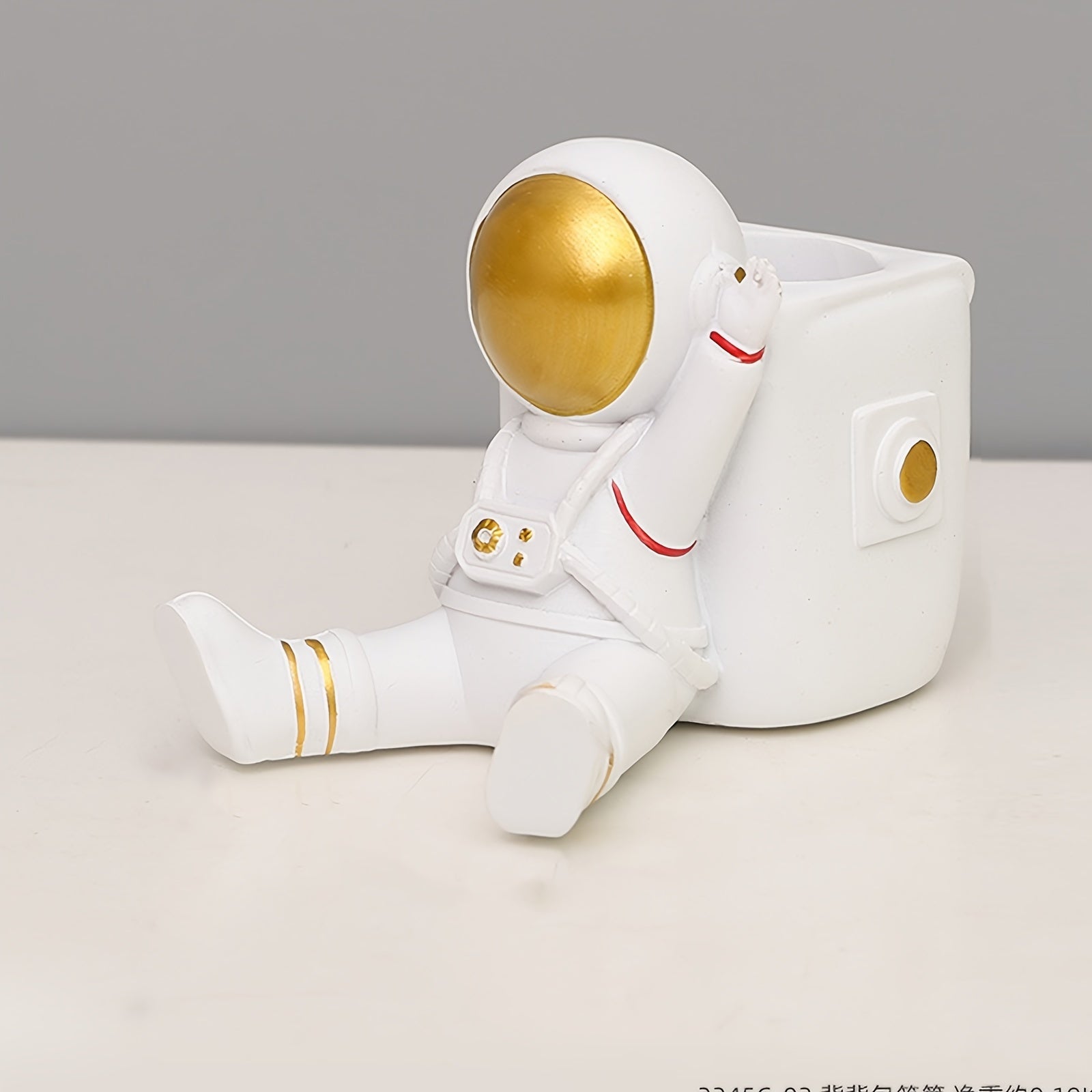 Astronaut Decor Pen Holder for Kids' Room