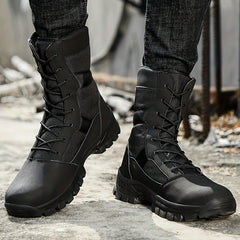 Men's Combat Boots Lace up Army Boots