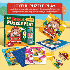 Colorful Cartoon Animals Family Jigsaw Puzzle Educational Toy for Christmas