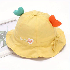 Pink Cotton Mesh Fisherman Cap for Baby Girls and Boys