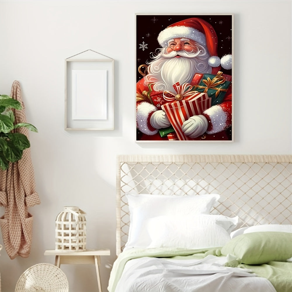 Santa Claus Canvas Poster Print Home Christmas Decoration Art