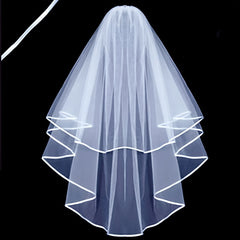 Wedding Veil With Hair Comb Bridal Headwear Non Slip Hair Accessory