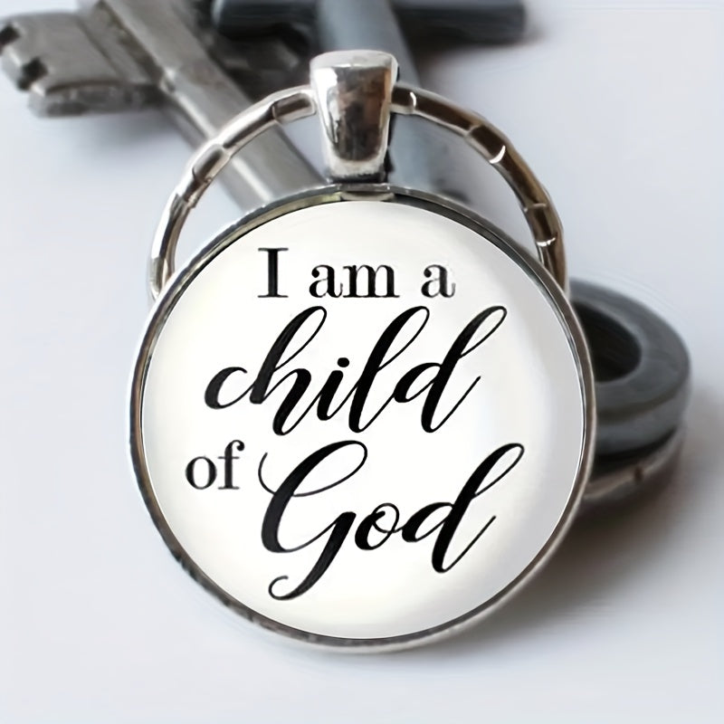 Vintage English Keychain I'm A Child Of God Keychain For Girls