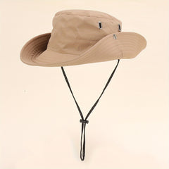 Adjustable Bucket Hat Wide Brim UV Protection Sun Hat