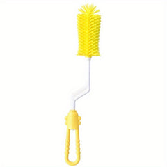 360 Rotating Silicone Bottle Brush Set for Baby Bottles, Pacifiers & Straws