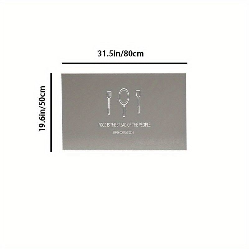 Non-slip Kitchen Floor Mat Absorbent Quick Dry Rubber Back Kitchen Rug