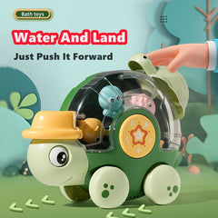Little Tortoise Swivel Bath Toys Flower Sprinkle Baby Cartoon Water Play Toys