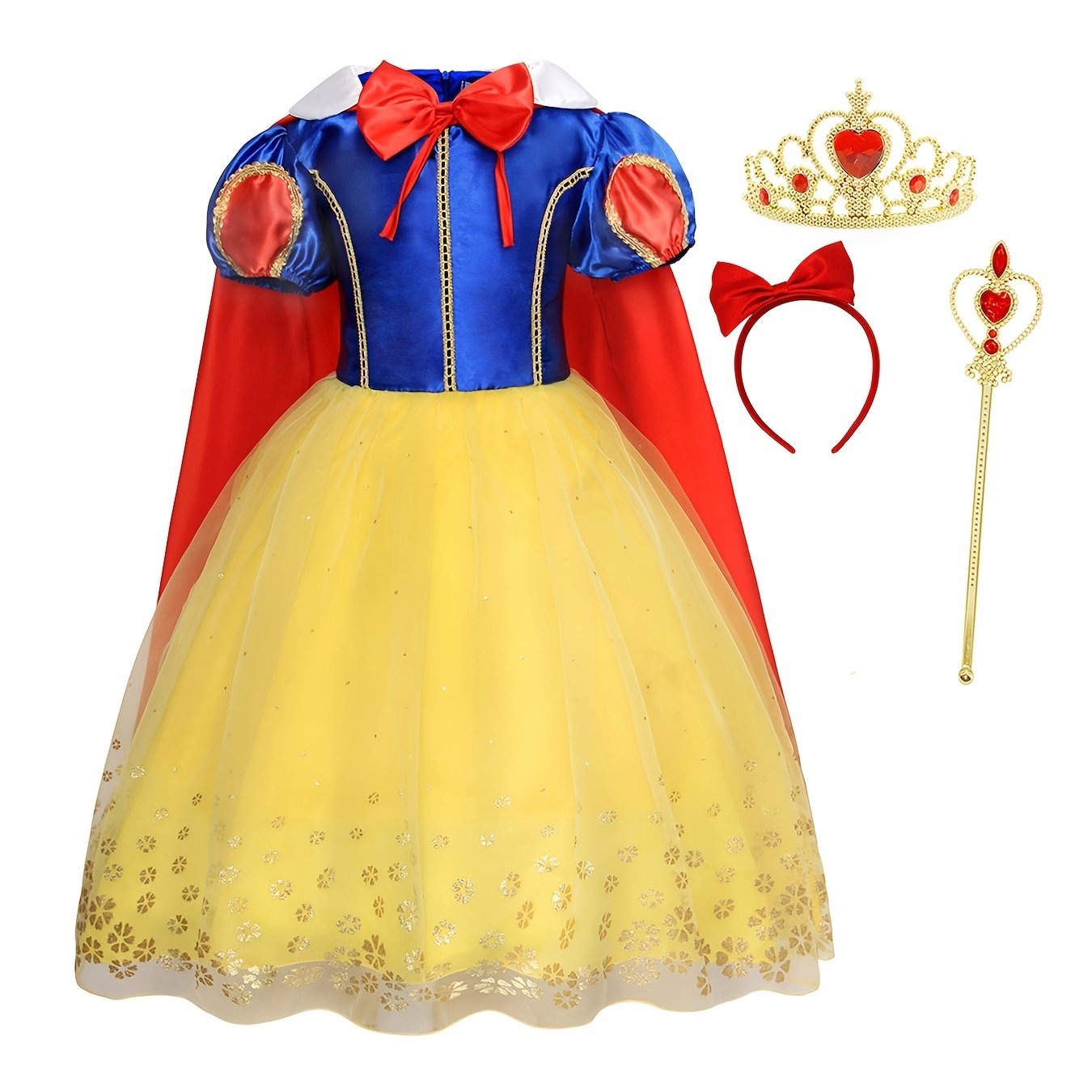 Girls Princess Costume Dress Birthday Christmas Cosplay Outfit