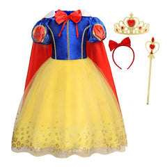 Girls Princess Costume Dress Birthday Christmas Cosplay Outfit