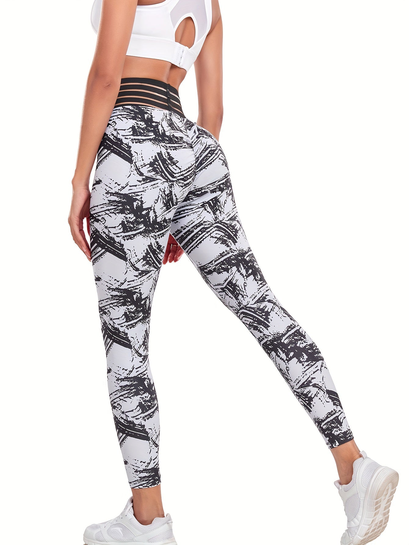High Waist Sports Leggings High Stretch Fitness Running Yoga Pants
