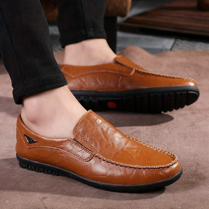 Men's Comfy Slip-On Loafers Non-Slip Casual Shoes
