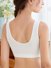 Letter Print Wireless Bra