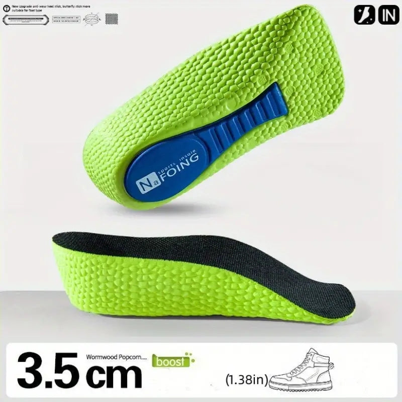 Memory Foam Height Increase Insoles Arch Support Orthopedic Insoles