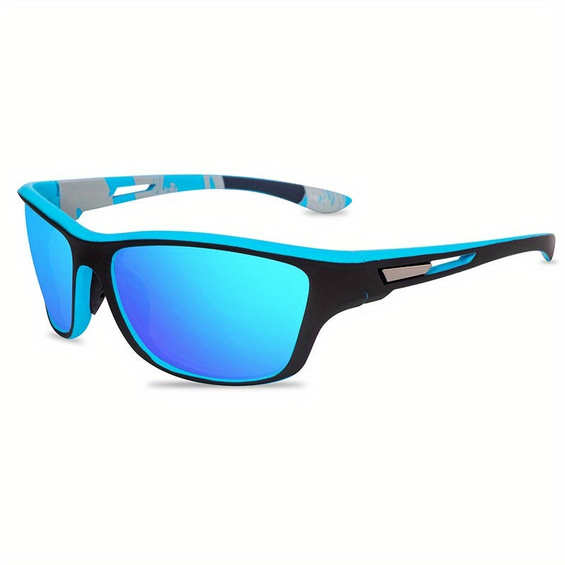 Men's Polarized Sports Sunglasses with Zipper Glasses Box