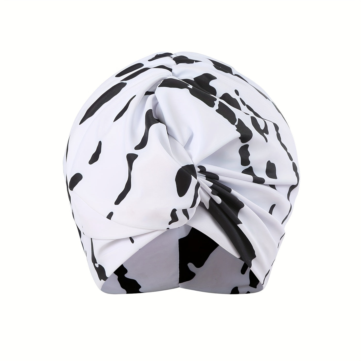 Print Ruched Swimming Hat & Water Sports Cap Women's Swimwear