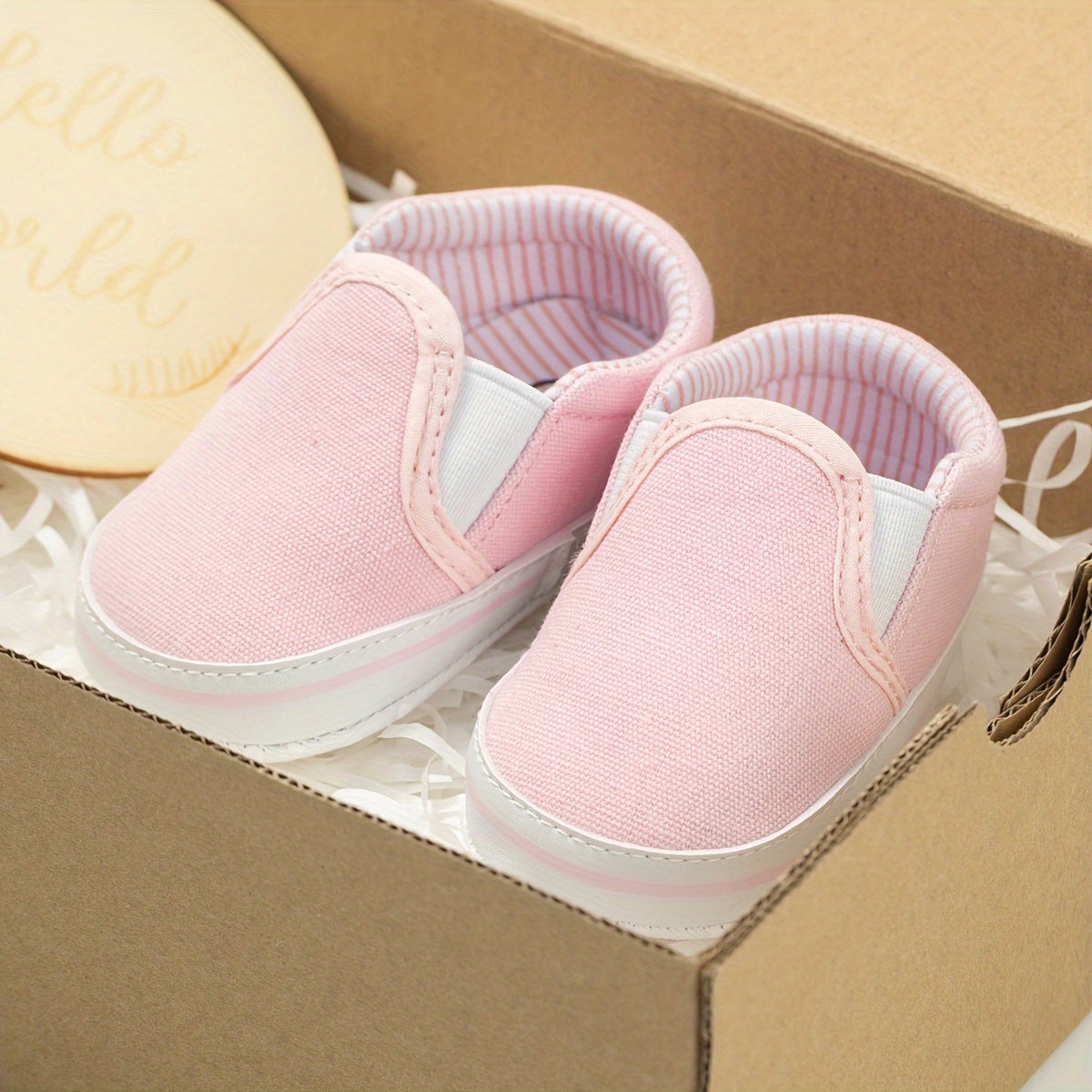 Baby Girls Slip On Sneakers Lightweight Non Slip Shoes