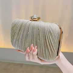 Glitter Clutch Purse Classic Dinner Bag Formal Banquet Handbag