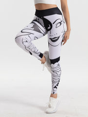 Pop Art Print High Waisted Leggings