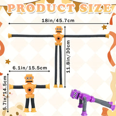 Suction Cup Robot w/ Retractable Tubes Fidget Toy
