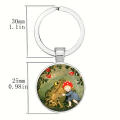 Vintage Frog Keychain for Boys Bag's Accessories