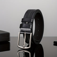 Embossed PU Men's Belt Casual Leather Belt