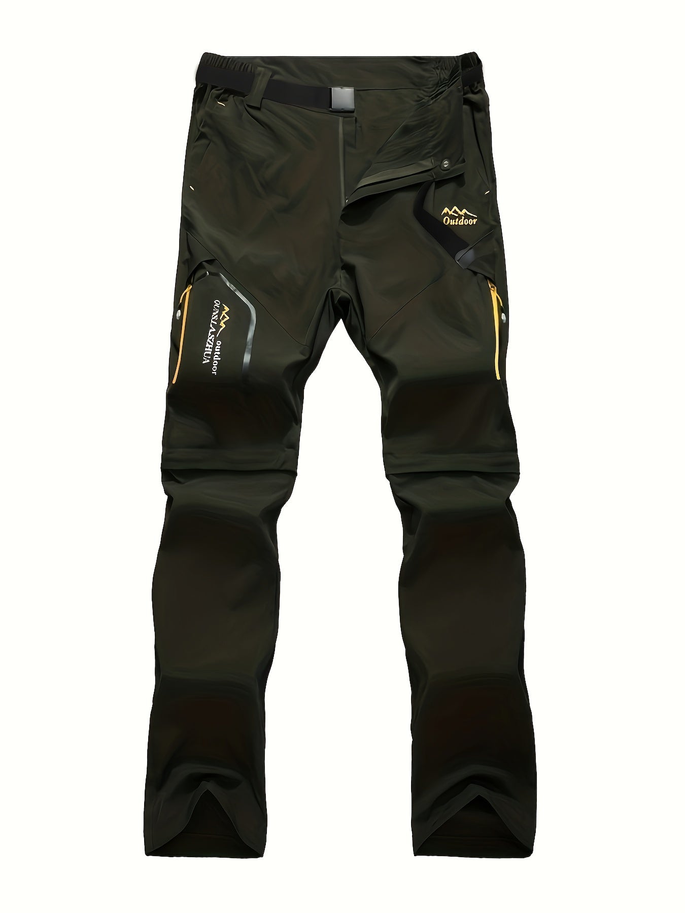 Men's Quick Dry Convertible Hiking Pants Lightweight Zip Off Travel Trousers