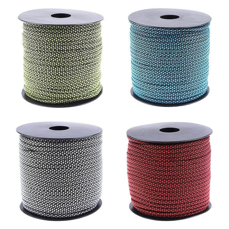 1pc 50m Reflective Guyline Camping Tent Rope 164ft Cord Wire