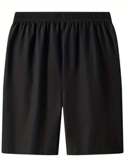 Men's Colorful Zipper Shorts Loose Fitting Sporty Shorts